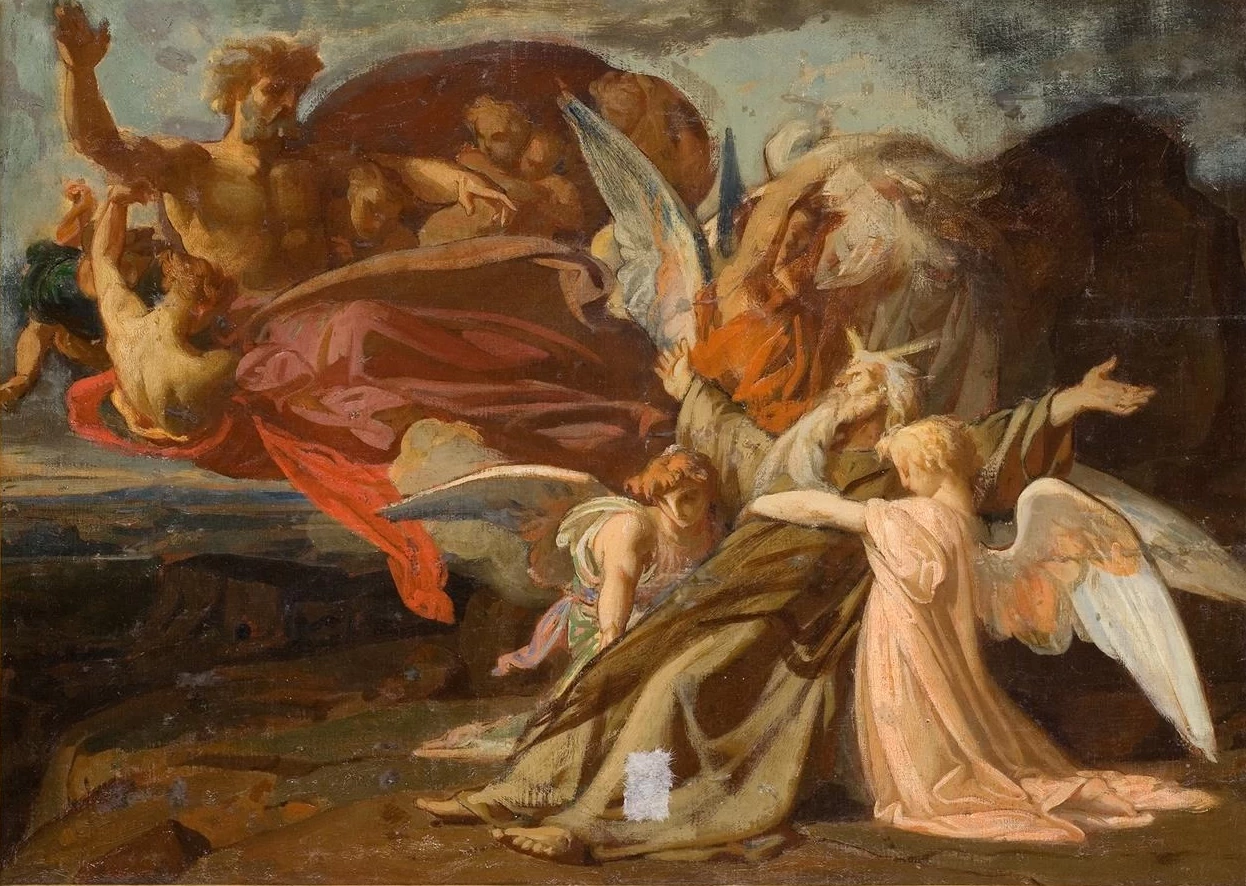 Morte di Mosè - studio